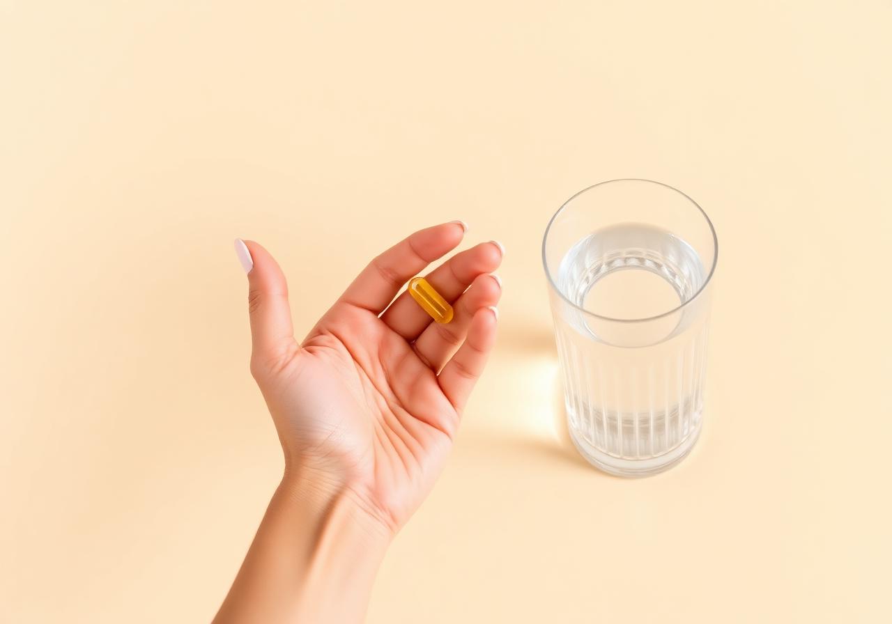 Prendre CurcFlex™ avec un verre d’eau